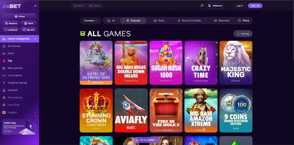 0xbet juegos