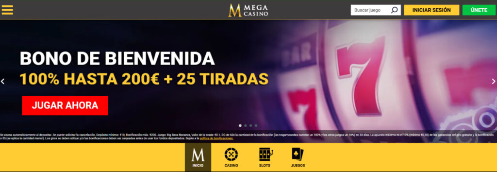 Mega Casino Bonos