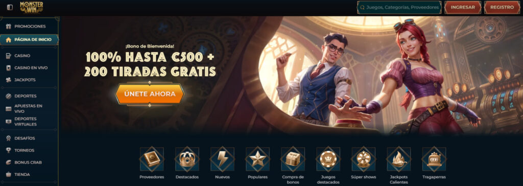 MonsterWin Casino Bonos