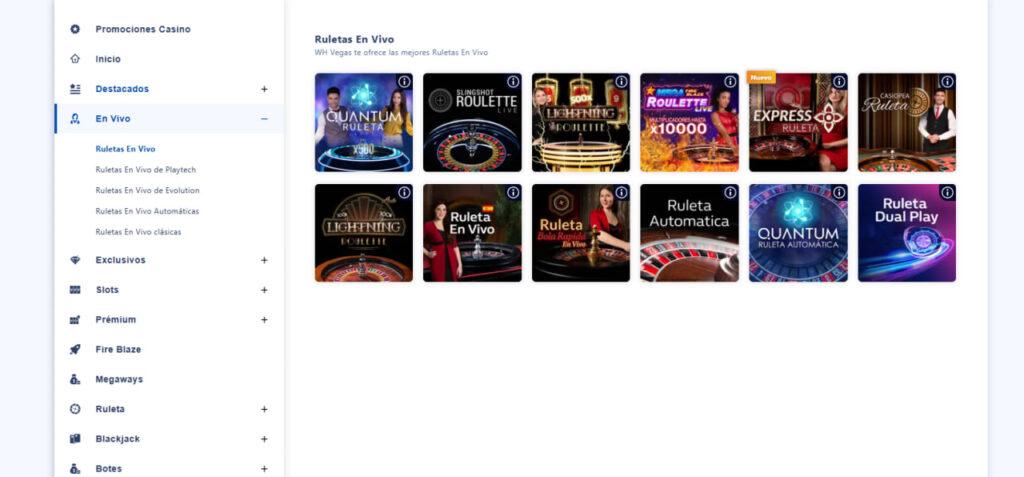 WilliamHill Casino Juegos
