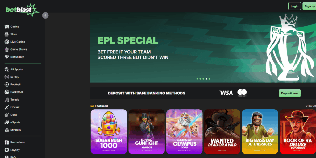 betblast página inicial