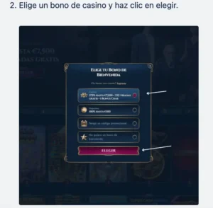 elige un bono