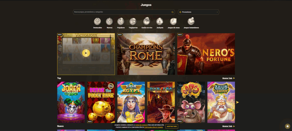 casinoly juegos