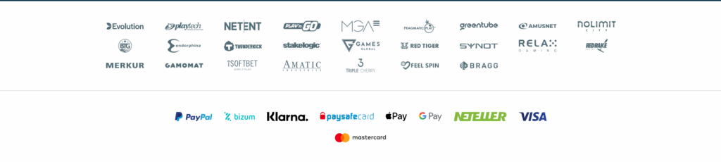 platin casino Proveedores de juegos