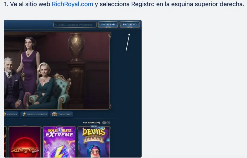 proceso de registro