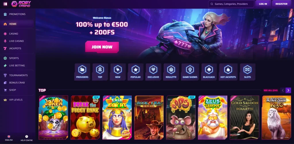 Nuevo Casino en España- Roby Casino